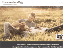 Tablet Screenshot of conservativesonly.com